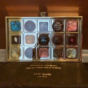 Kate Spade Creme de la Creme Chocolate Box Clutch